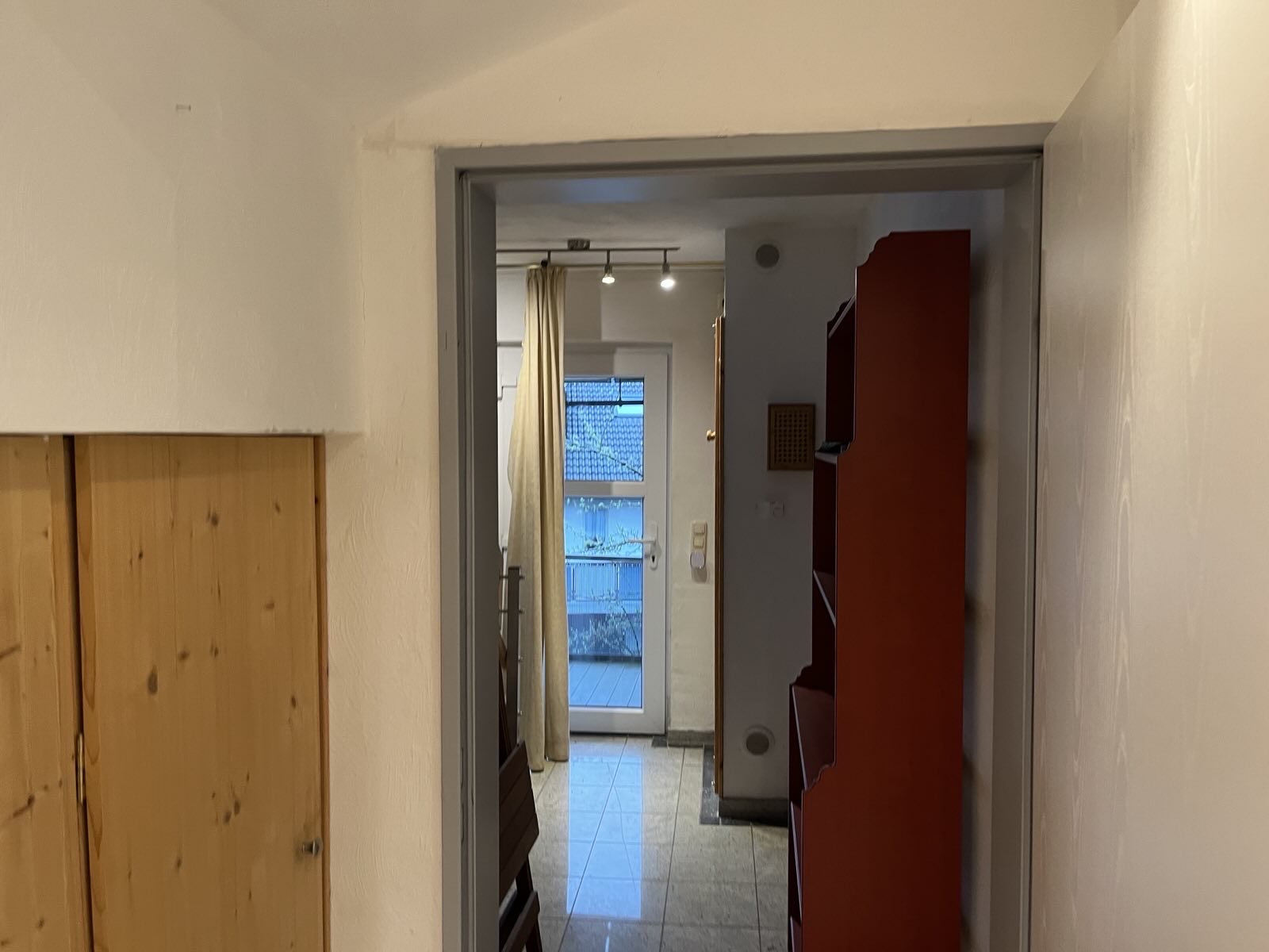 Ferienwohnung Buchenzauber-Blick in den Flur