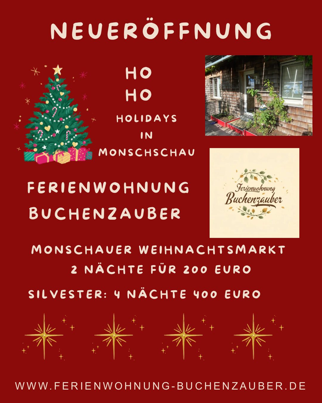 Ferienwohnung Buchenzauber-Weihnachtsaktion